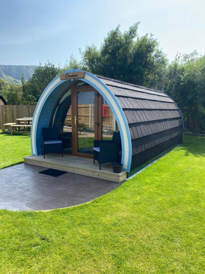 Benone Getaways- 'dunluce' Luxury Glamping Pod- With Hot Tub Campsite