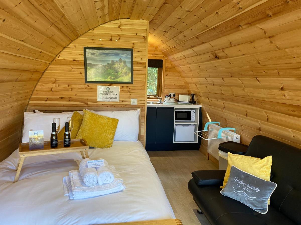 Campsite Benone Getaways- 'dunluce' Luxury Glamping Pod- With Hot Tub