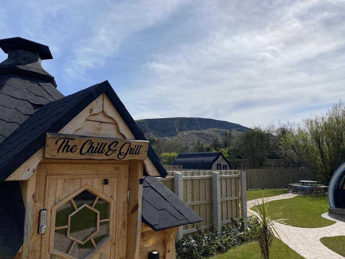 Benone Getaways- 'carrick-a-rede' Luxury Glamping Pod- With Hot Tub Campsite Londonderry